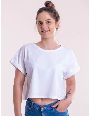 T-shirt donna cropped